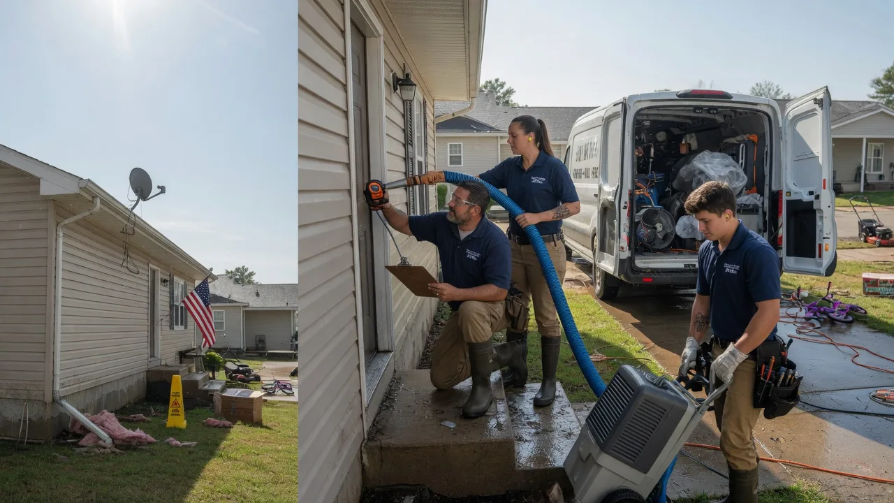 Ceiling Water Damage Restoration in Sanford, MI near me